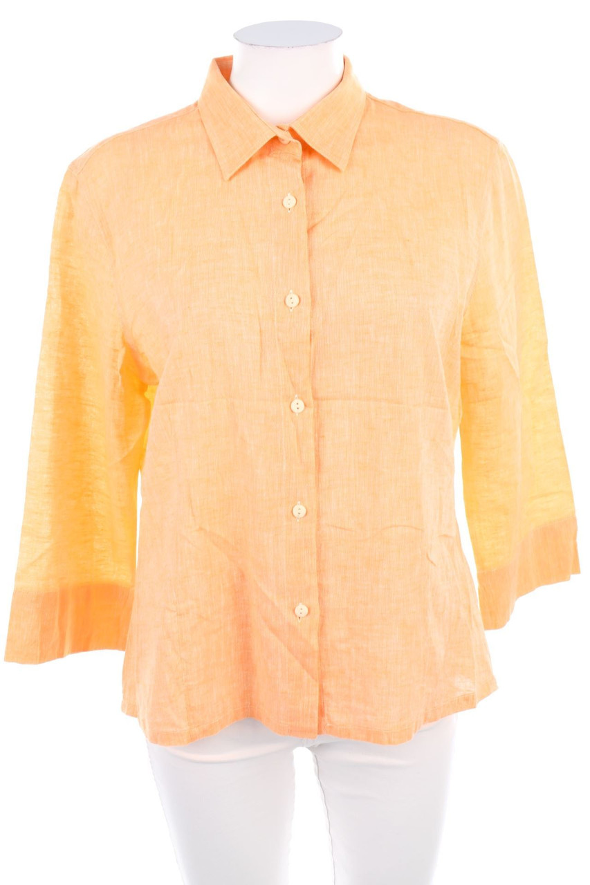 Edy - Hemd-Bluse aus Leinen-Mix - D 48