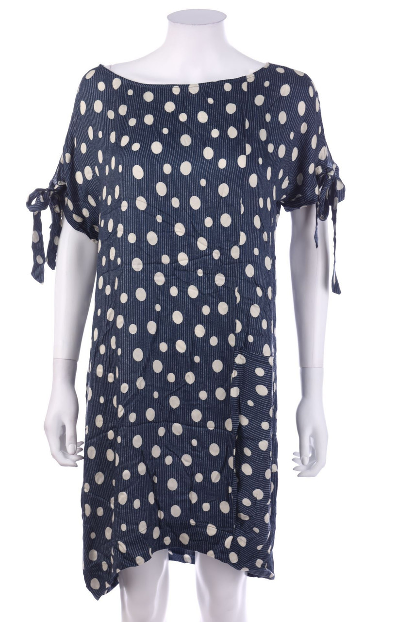 Ohne Label - Kleid mit Punkten - L