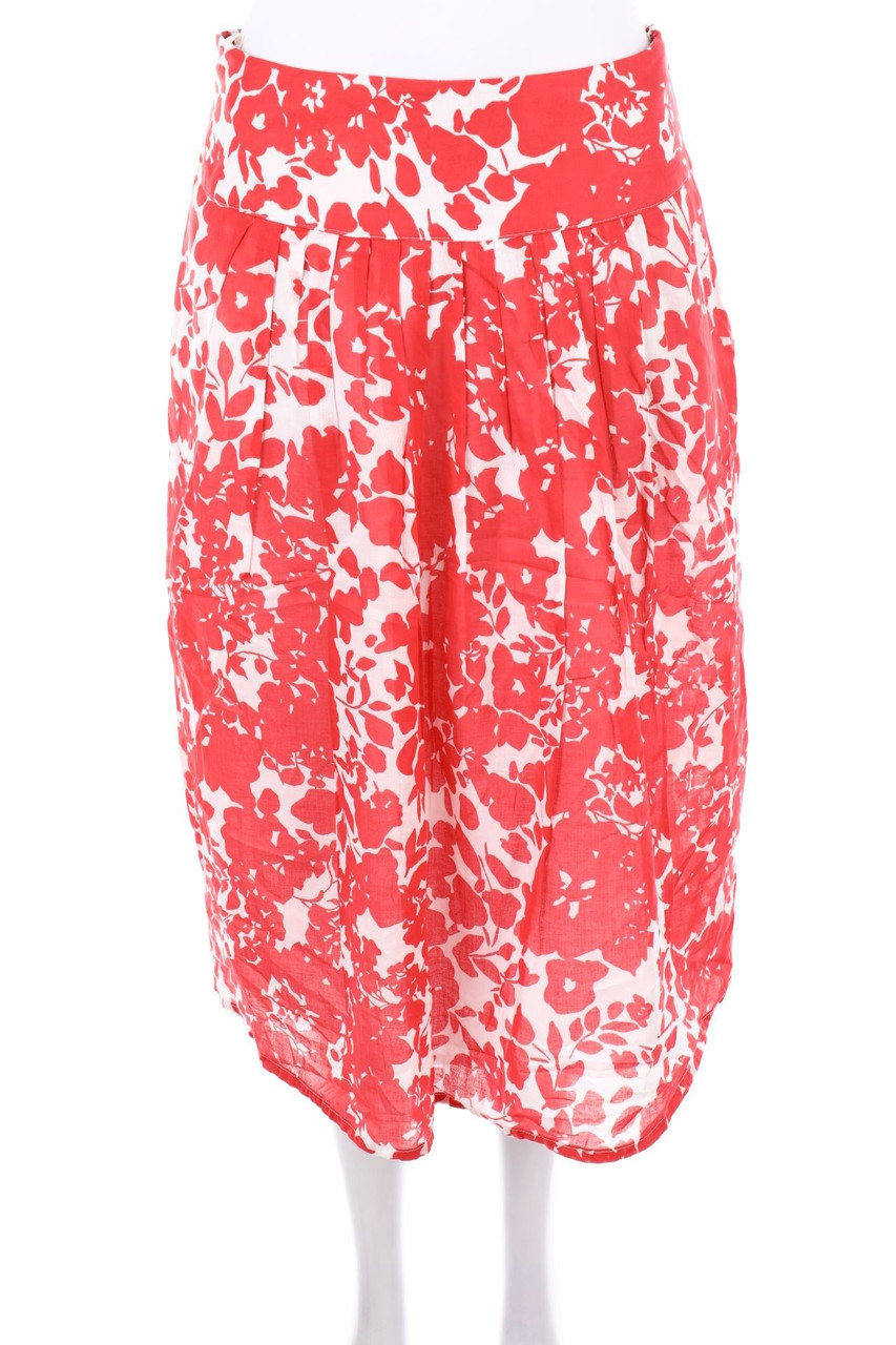 HEINE - Midirock mit Blumen-Print - D 36