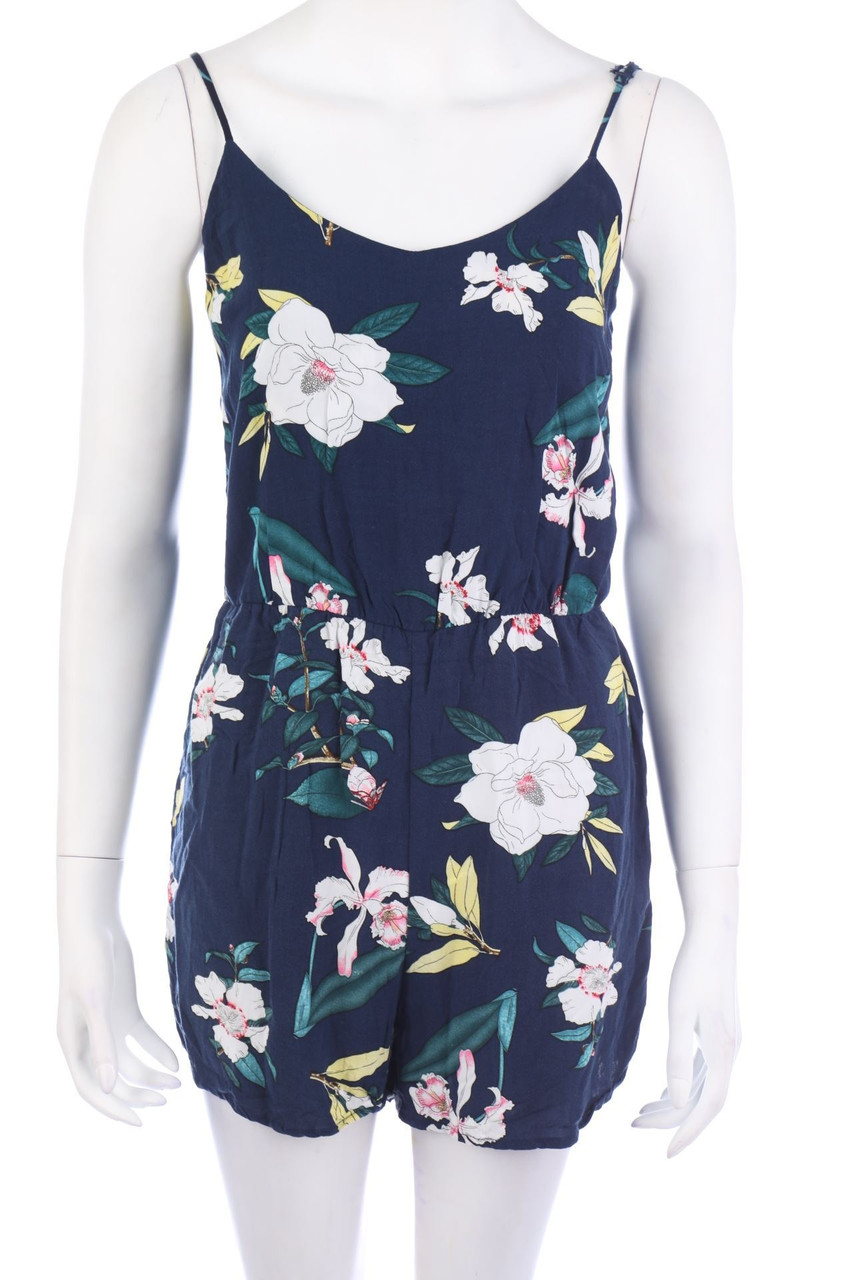 My Hailys - Playsuit mit Blumen-Print - L