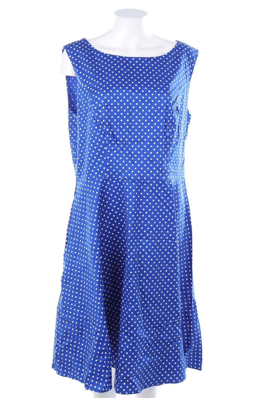 Gardenwed - Midikleid mit Polka Dots - XXXL