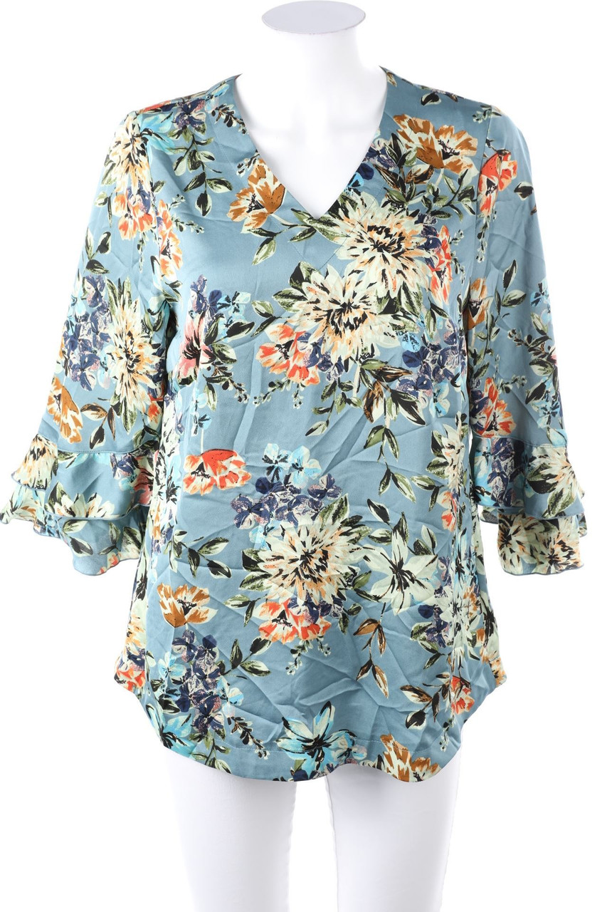 KRISS - Satin-Bluse mit 3/4-Ärmel - D 40