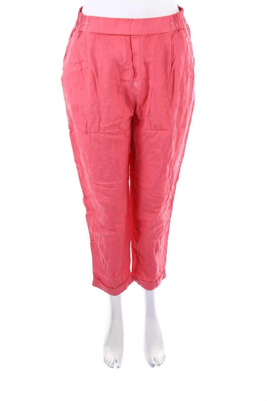 UNITED COLORS OF BENETTON - Leinenhose mit Gummizug - S