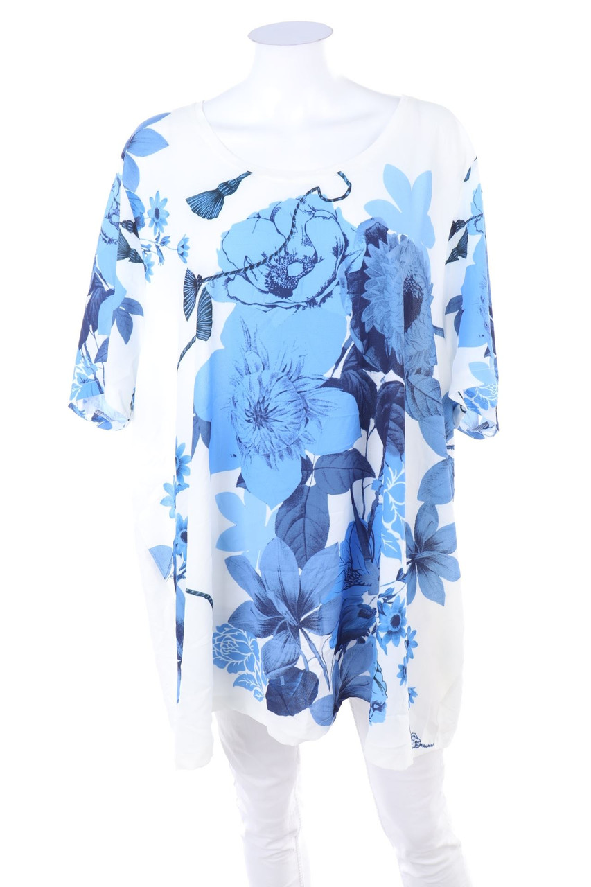 Ulla Popken - Kurzarm-Bluse - 58