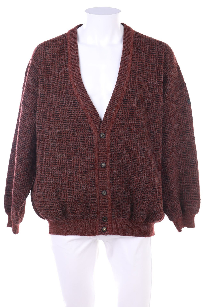 BUECKLE - Vintage-Cardigan mit Muster aus Woll-Mix - 56