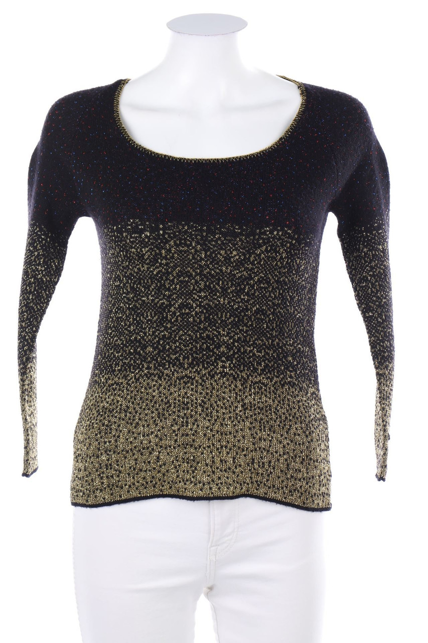 Ohne Label - Glitzer-Strick-Pullover - XS