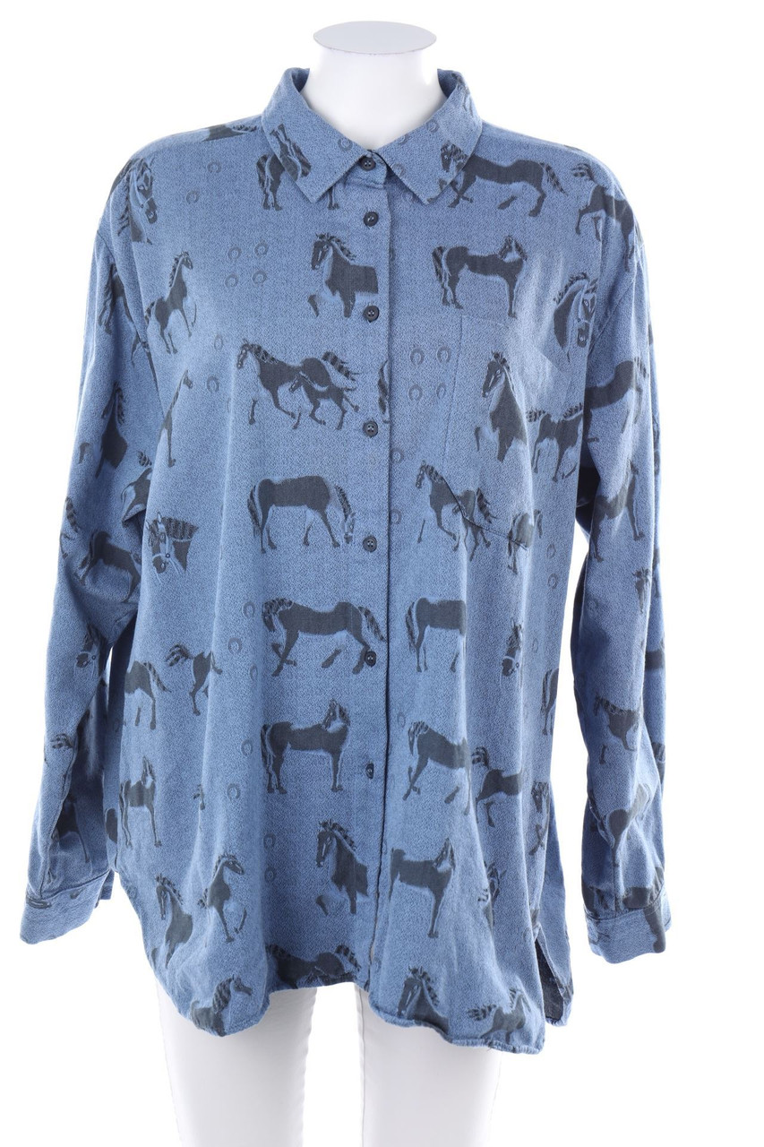 ATELIER Jenni - Hemd-Bluse mit Muster - D 50