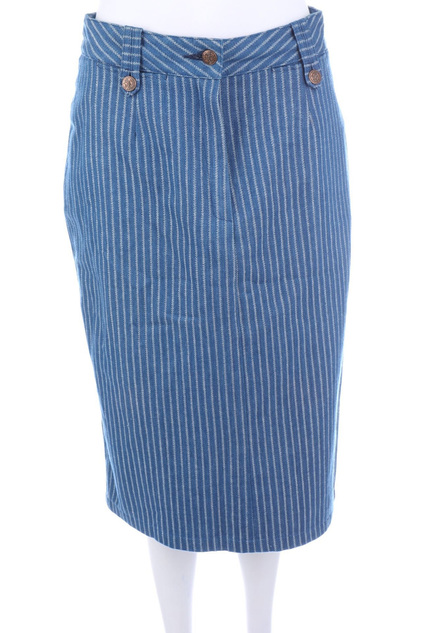 Ohne Label - Midirock mit Streifen - D 42