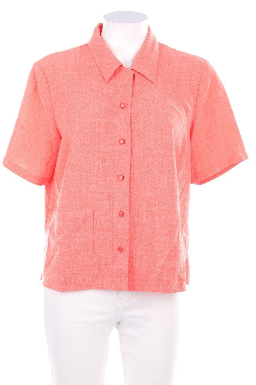 Ohne Label - Kurzarm-Bluse - D 40