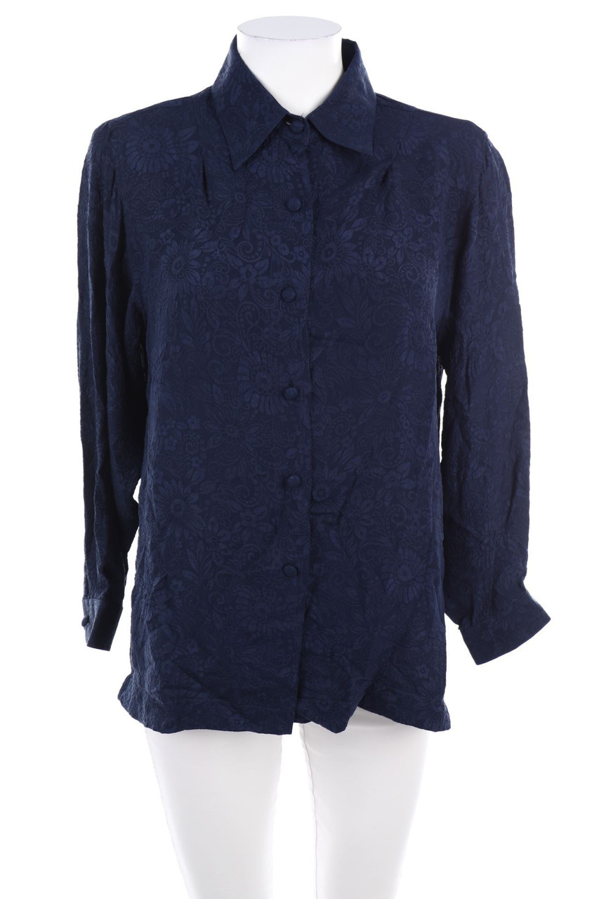 SECONDHAND - Bluse mit Blumen-Print - L