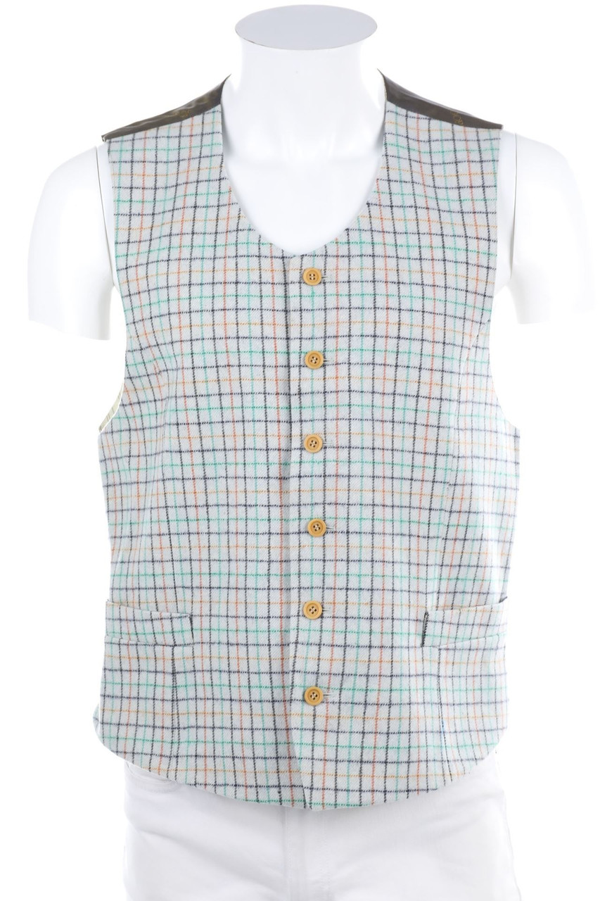 JOOP! - Vintage-Weste aus Schurwolle mit Muster - 48