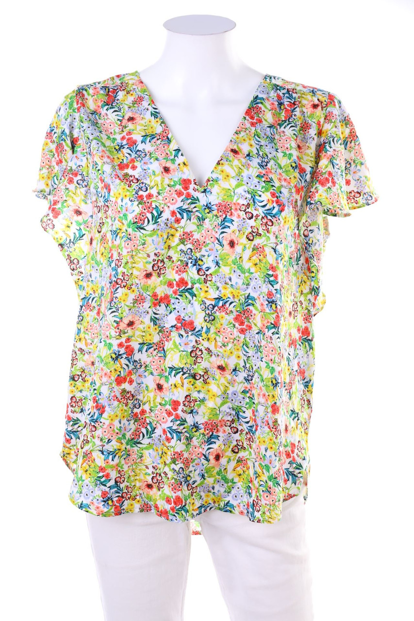 H&M - Kurzarm-Bluse - L