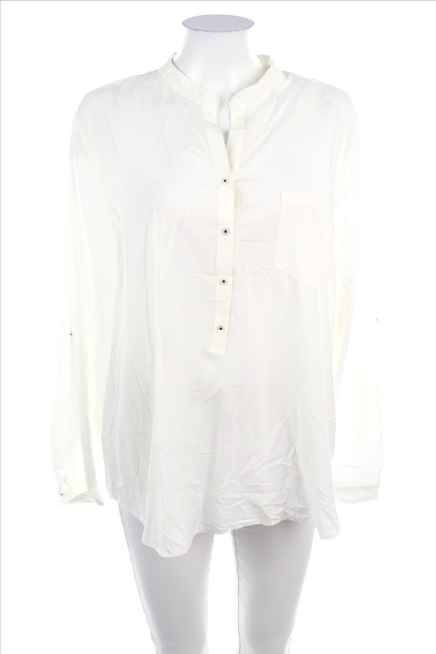 GERRY WEBER - Bluse mit Roll-up-Manschette - D 46