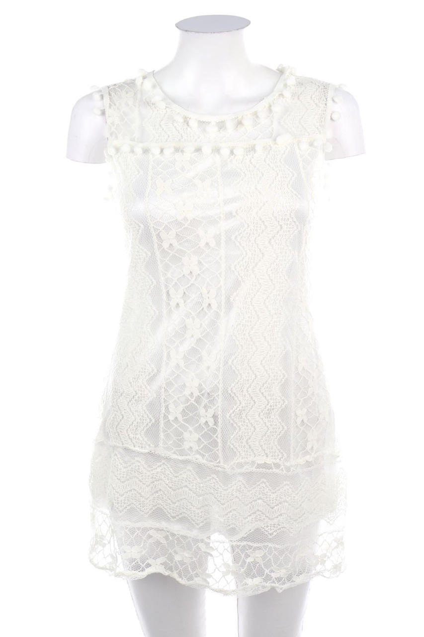 Ohne Label - Spitzen-Blusentop - S