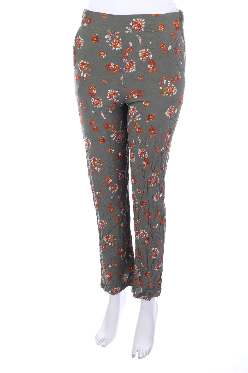 Janina - Jogger-Hose mit Blumen-Print - D 36