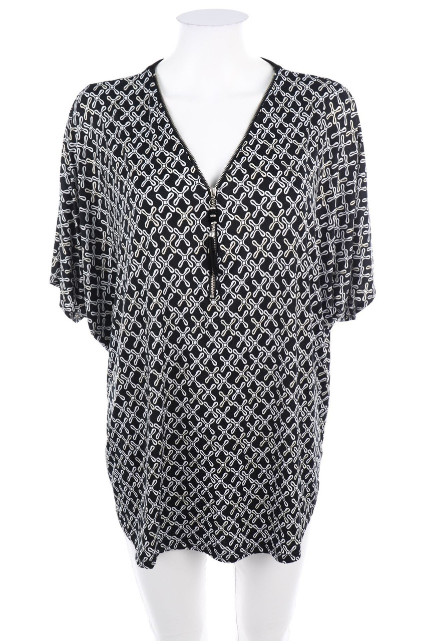 Ohne Label - Batwing-Shirt mit Print - ONE SIZE