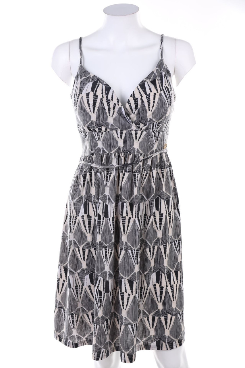 Laura Torelli COLLECTION - Kleid mit Geo-Print - L