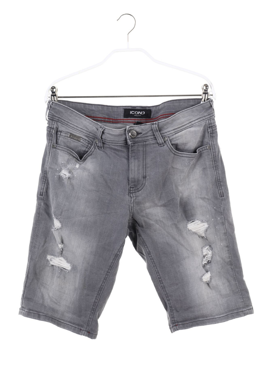 SECONDHAND - Distressed Jeans-Shorts - S