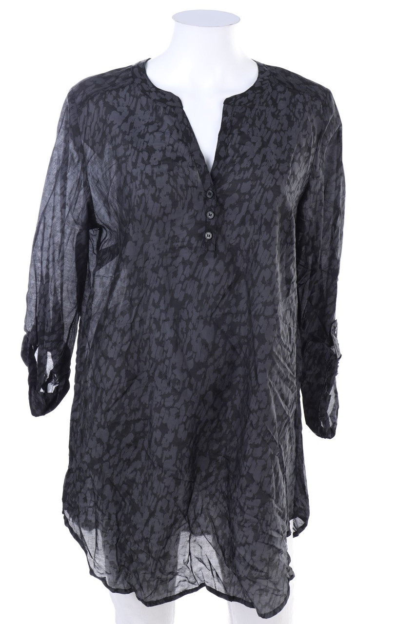 H&M - Tunika-Bluse mit Roll-up-Manschette - XL