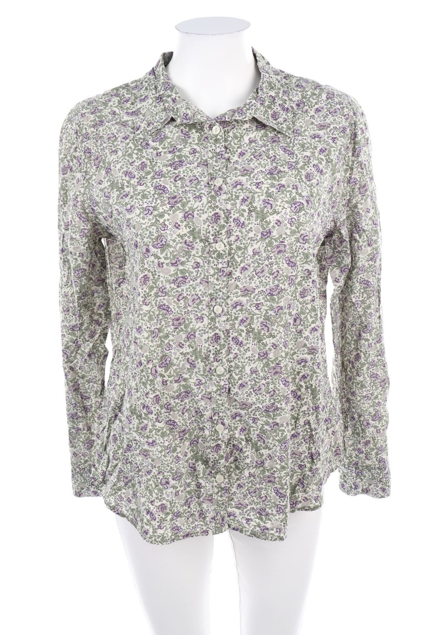 UNITED COLORS OF BENETTON - Bluse mit Blumen-Print - XL