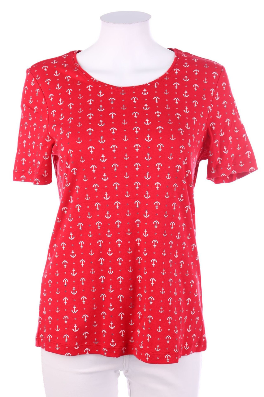 Christian Berg - Kurzarm-Shirt mit Print - D 40