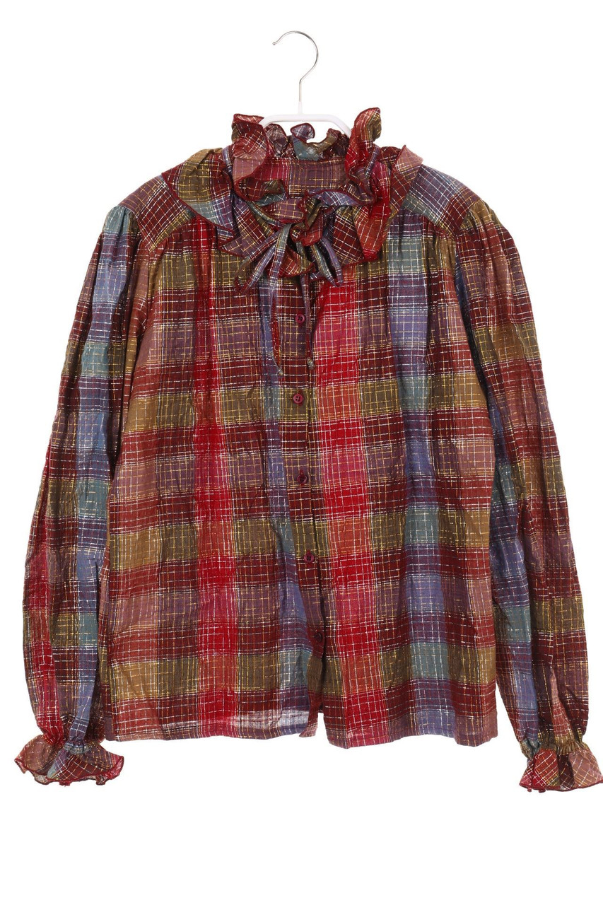 SECONDHAND - Bluse mit Karo-Muster - 164