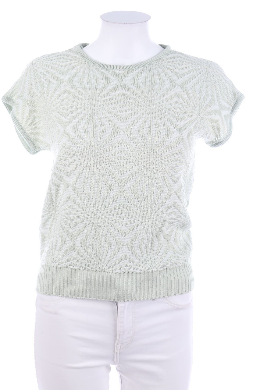 VINTAGE - Strick-Pullover mit Muster - D 36