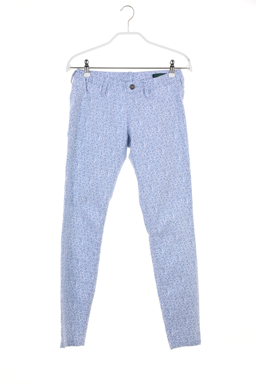 BENETTON JEANS - Skinny Jeggings mit Blumen-Print - W27