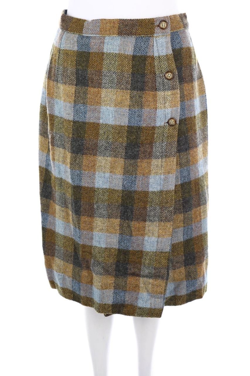 Cyrillus PARIS - Midirock mit Karo-Muster - S