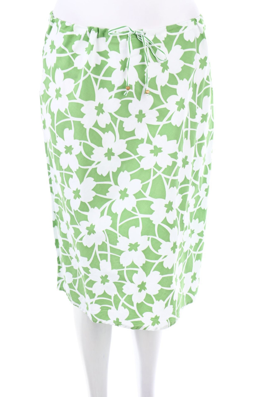 zero base - Rock mit Blumen-Print - D 38