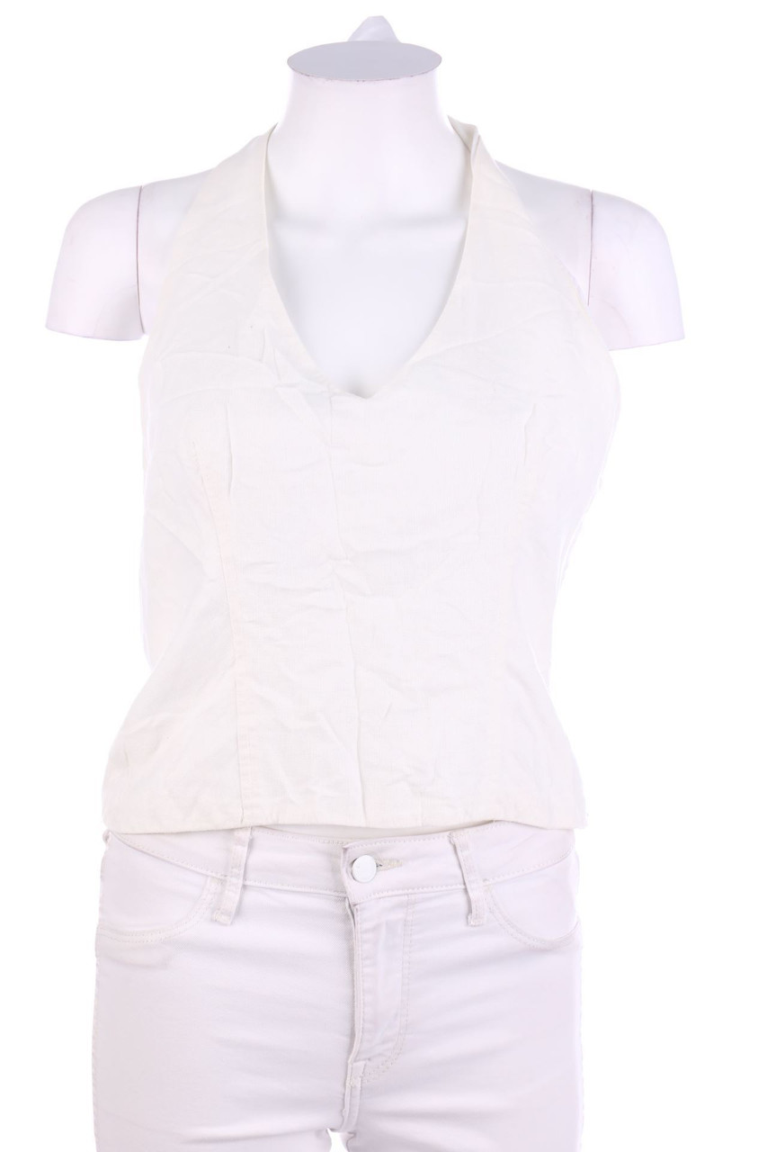 CLAUDE ZANA - Neckholder-Blusentop - S