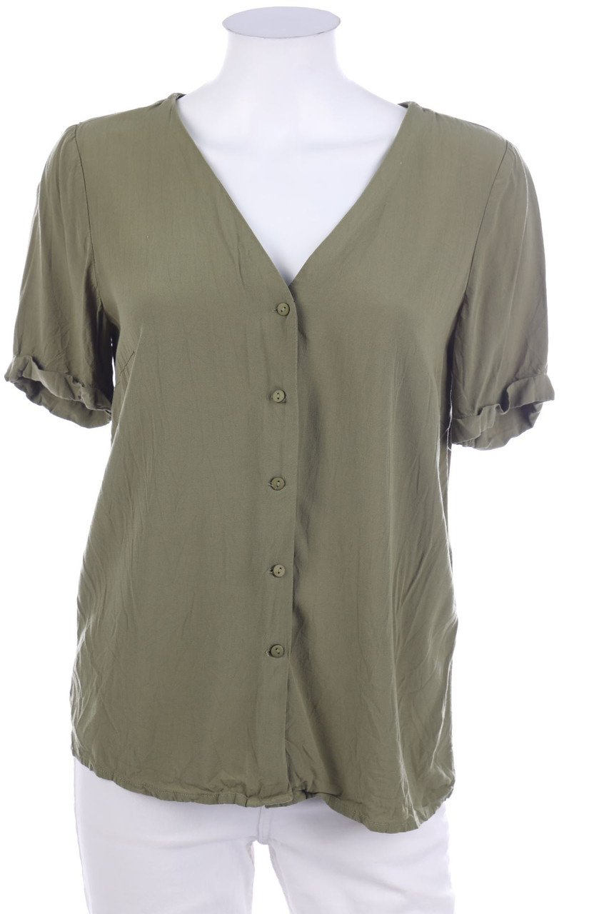 pieces - Kurzarm-Bluse - M