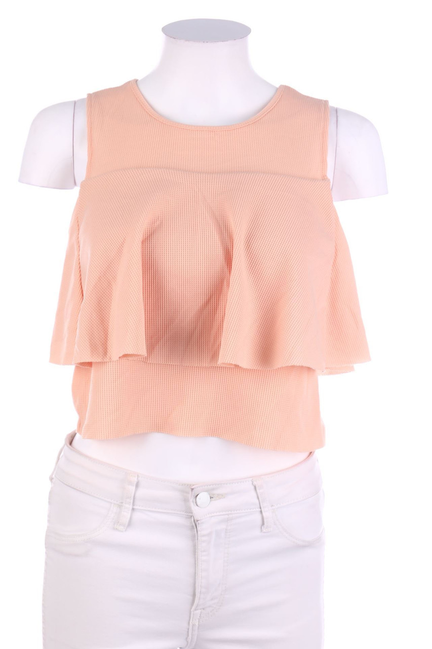 ZARA - Top mit Volants - S