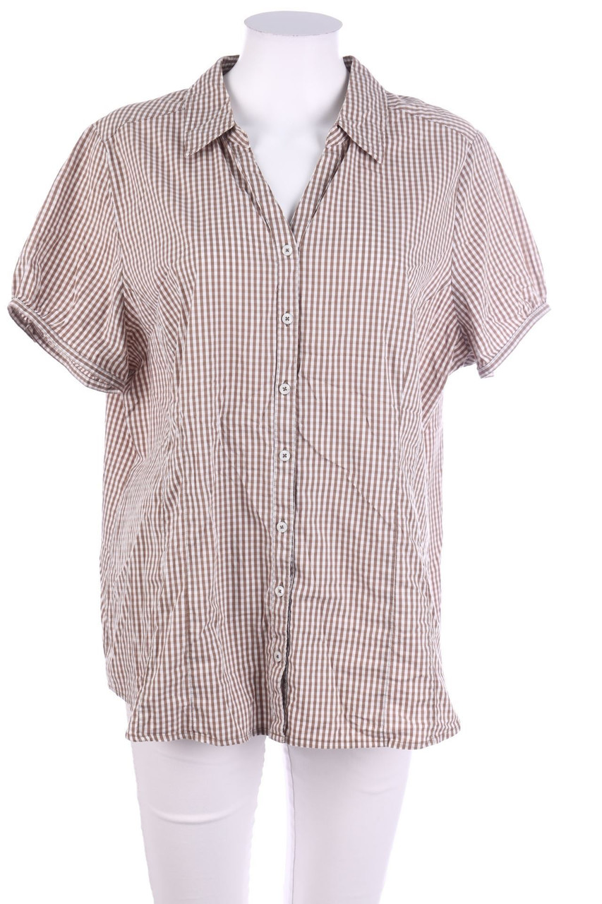 Yessica by C&A - Karo-Hemd-Bluse mit kurzem Ärmel - D 48