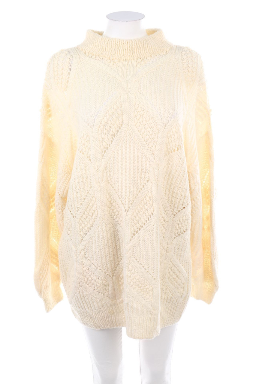 VINTAGE - Strick-Pullover mit Muster - XXXXL