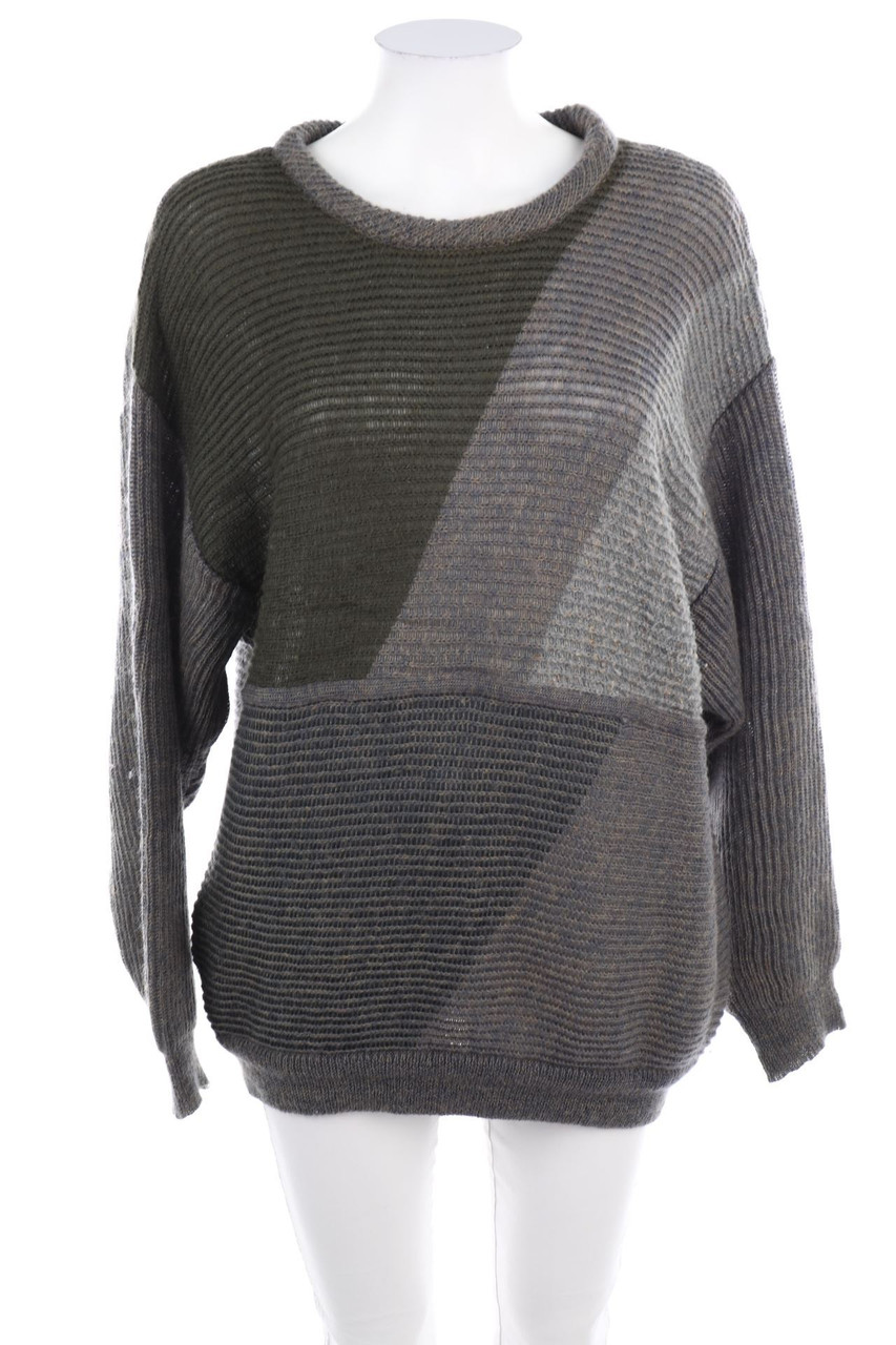 Ohne Label - Strick-Pullover aus Woll-Mix mit Mohair - D 42