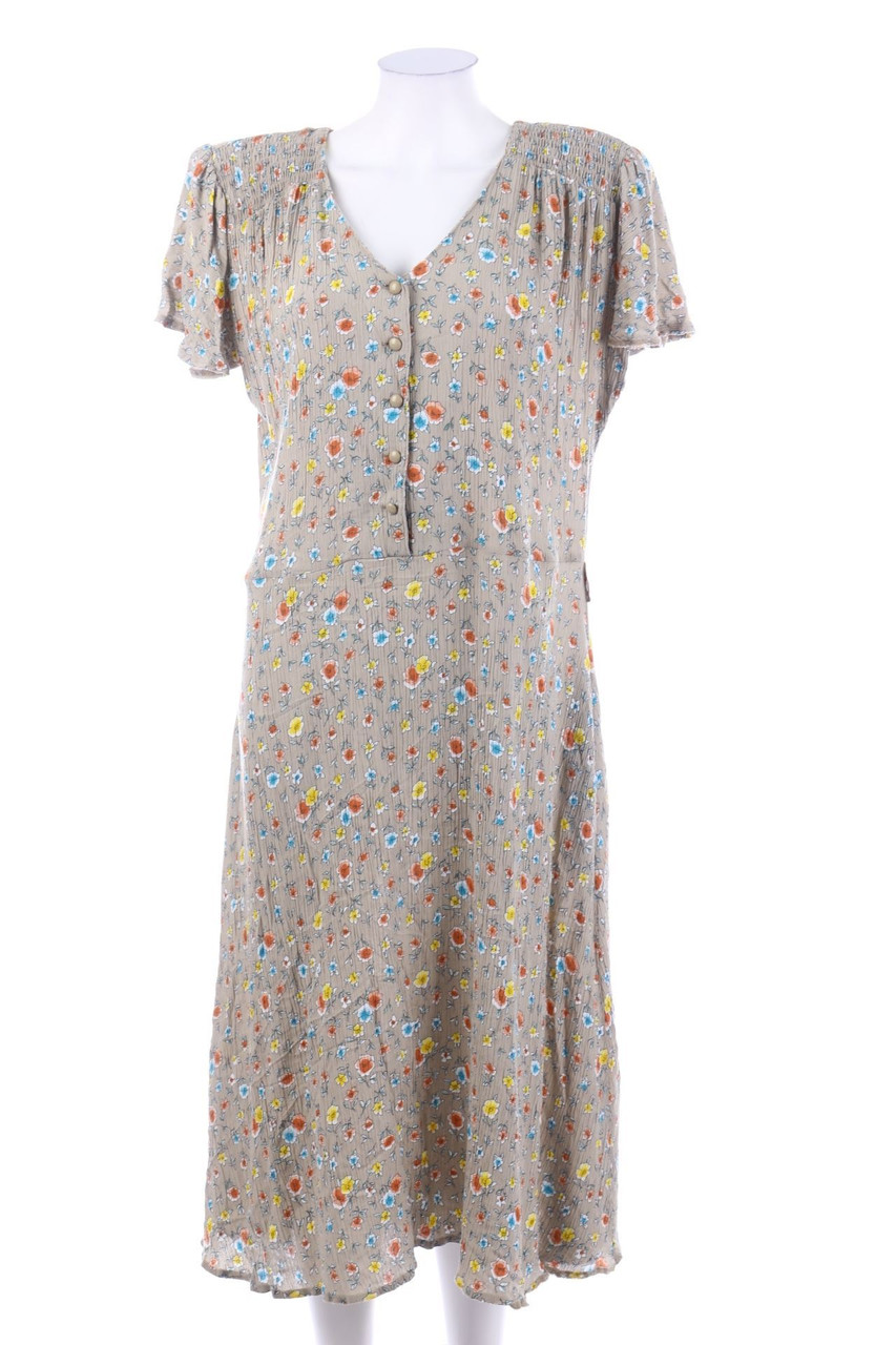 PM Fashion Style - Midikleid mit Blumen-Print - D 44