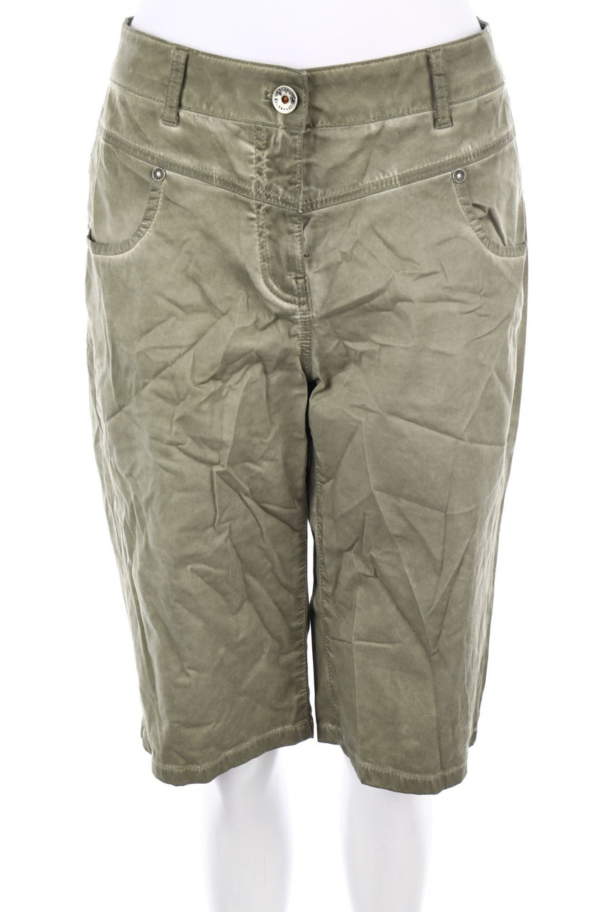 TAIFUN - Garment Dyed-Jeans-Shorts - D 42