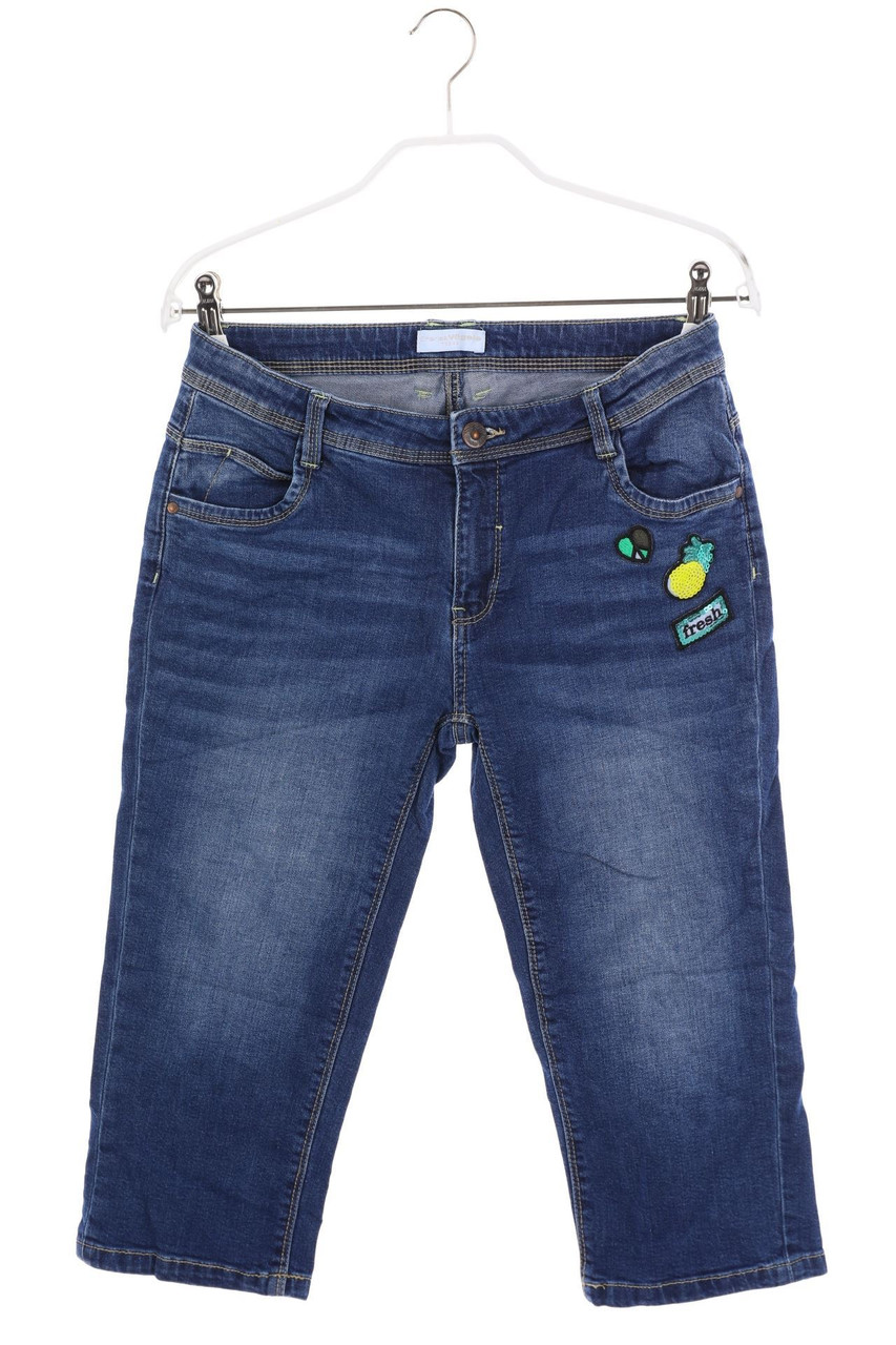 Charles Vögele TEENS - Denim-Shorts mit Applikationen - 176