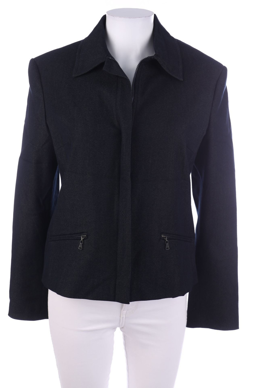 HIRSCH. - Blazer-Jacke in Denim-Optik - D 36