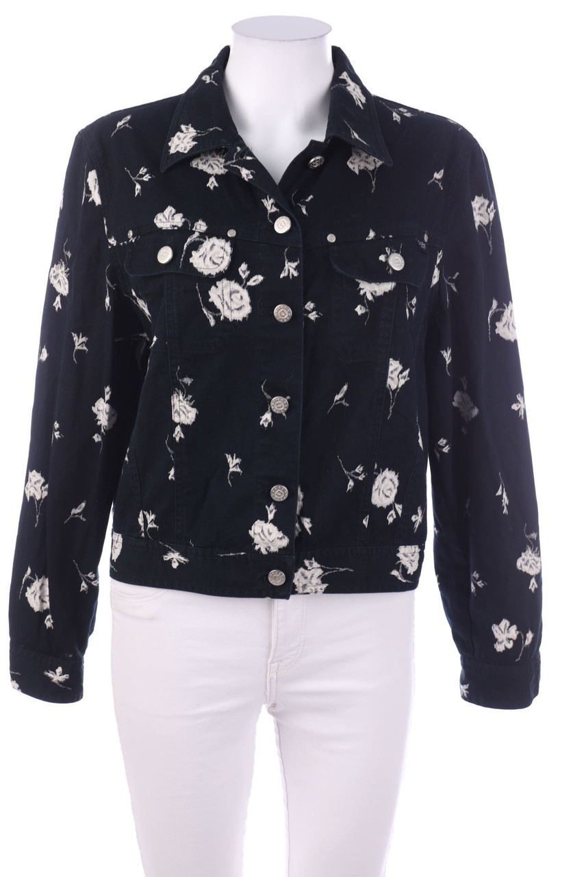 Laurèl - Jeans-Jacke mit Blumen-Print - D 38