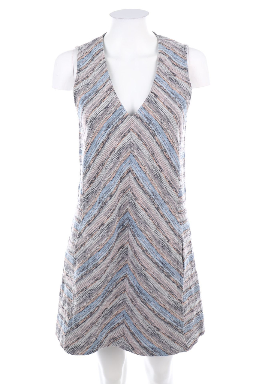 Stradivarius - Minikleid mit Zickzack-Muster - M