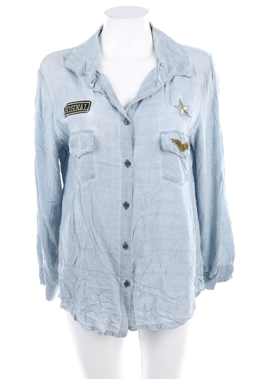 ZAUBERSTERN - Bluse mit Patches - L