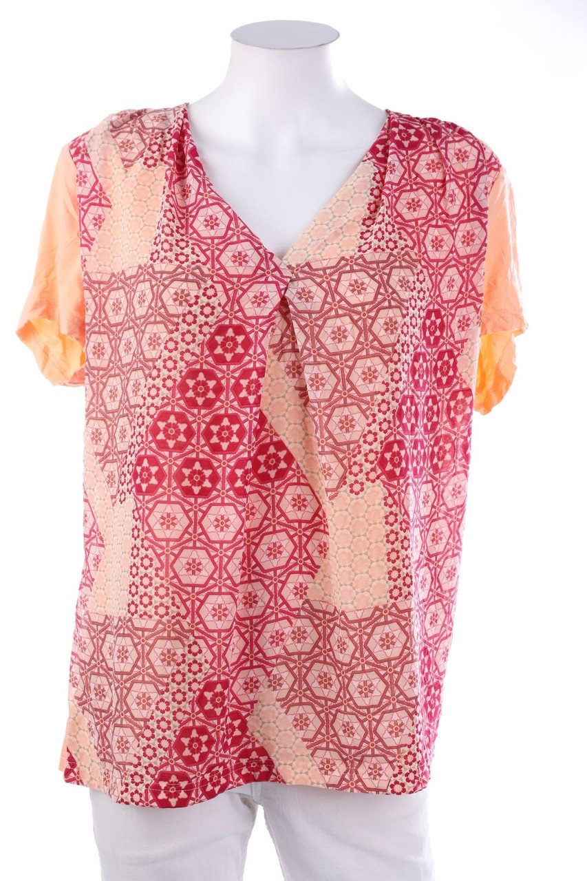 manguun - Kurzarm-Bluse - XL