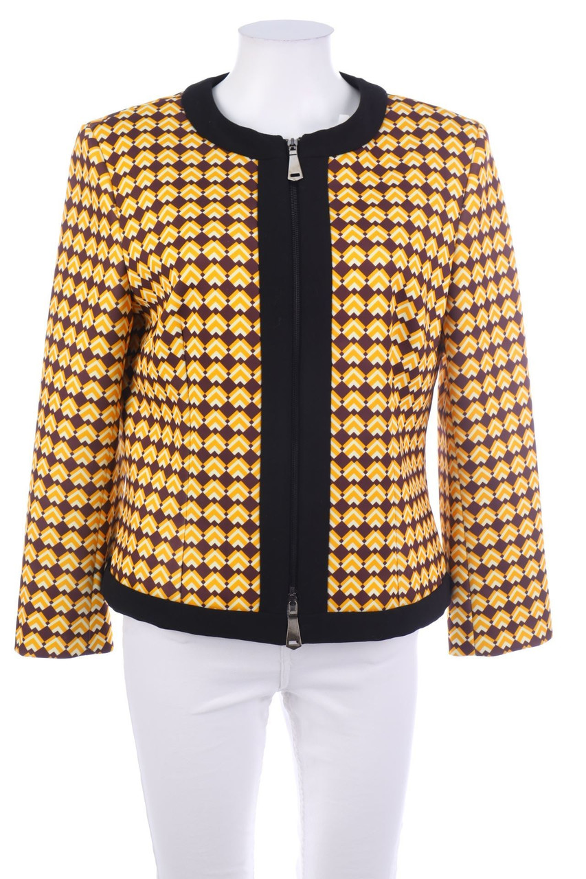 Ohne Label - Blazer-Jacke mit Geo-Print - D 42