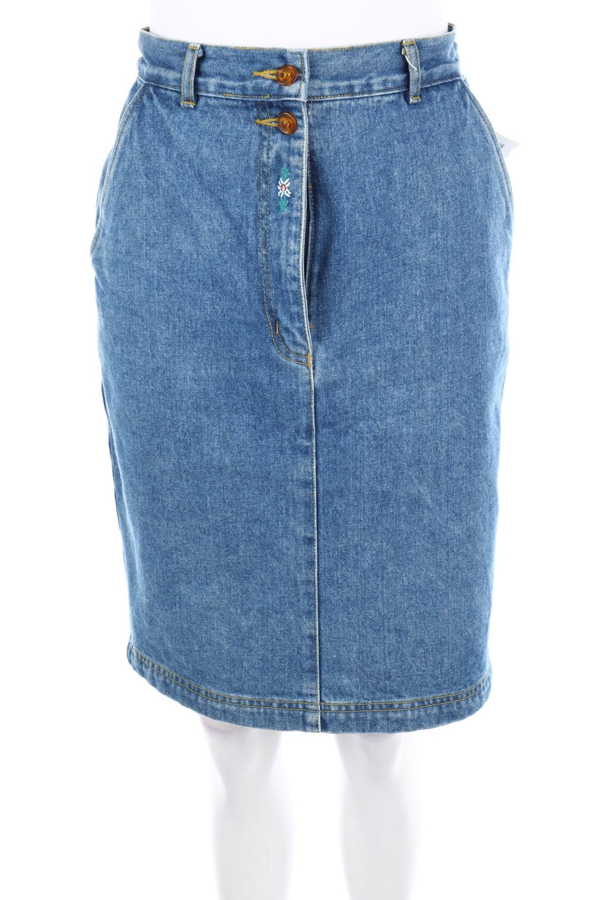 SOUND NO. 1 - Jeansrock mit Stickereien - D 36