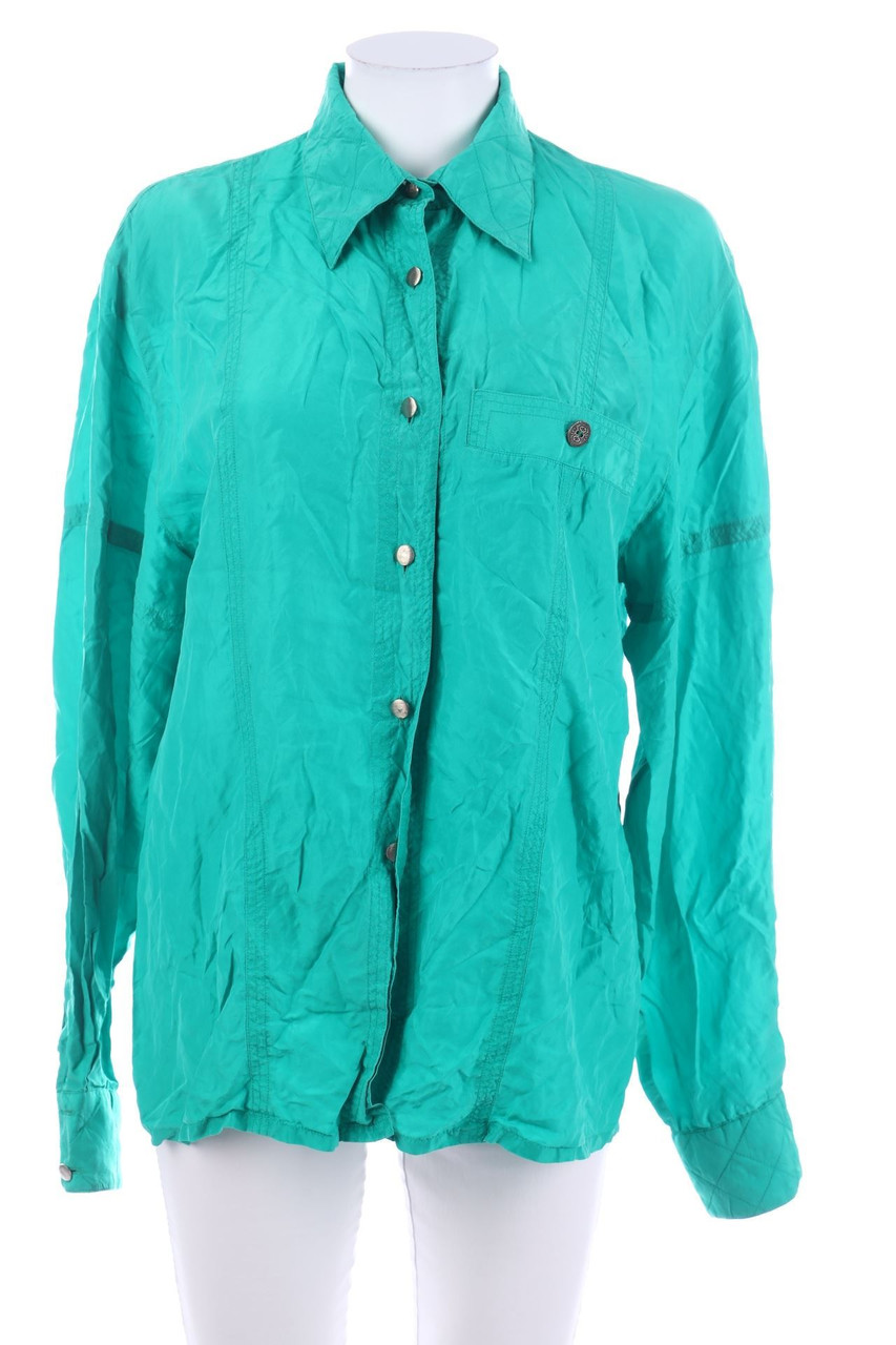 VINTAGE - Seiden-Bluse - XL