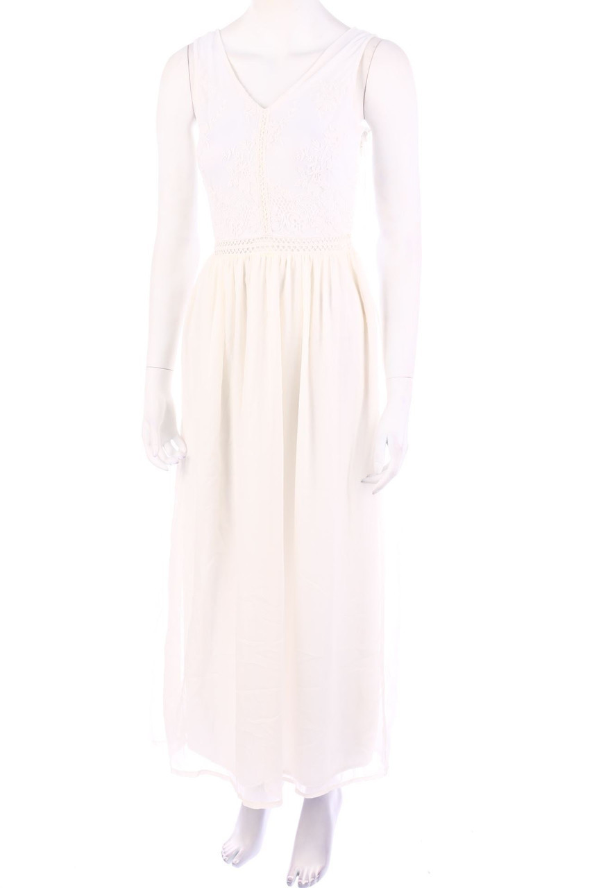 ATMOSPHERE - Maxi-Abendkleid mit Stickereien - D 34