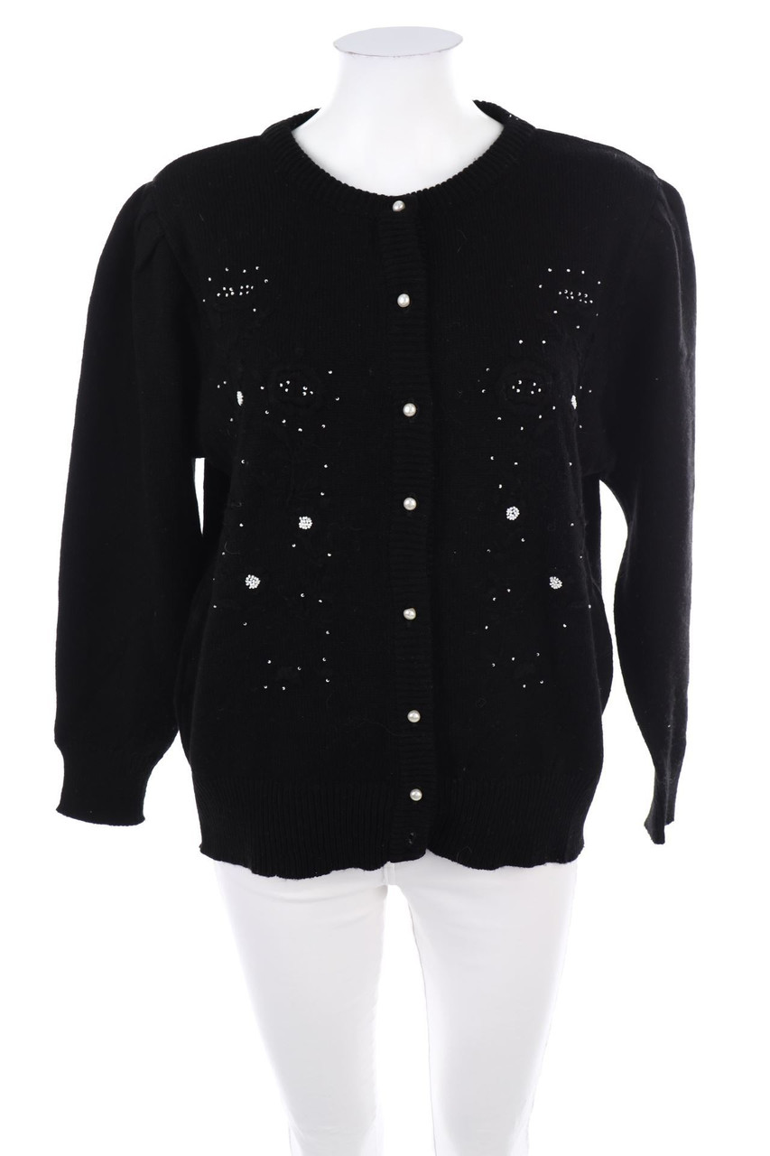 VINTAGE - Cardigan mit Perlen - D 38-40