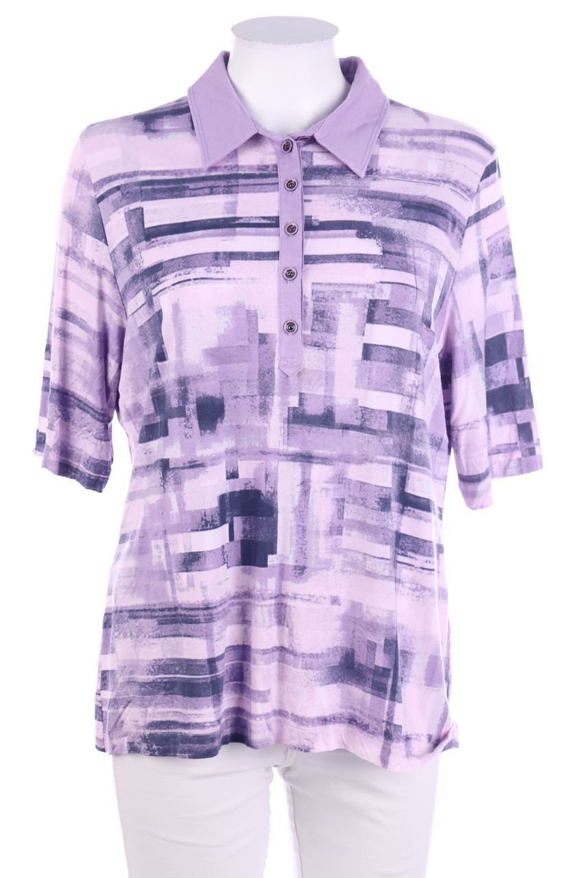 Ohne Label - Polo-Shirt mit 3/4-Ärmel - D 42